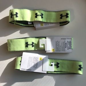 NWT Green Grip Under Armor Headbands